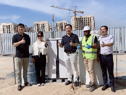 力鼎環(huán)保在迪拜！力鼎清道夫立足中國(guó)，走向世界
